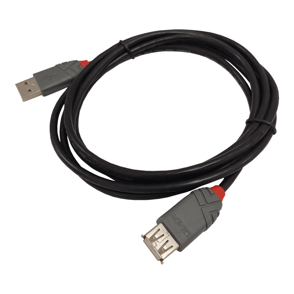 2m USB Type A Extension Cable